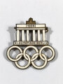 Olympische Spiele 1936 Berlin, Emailliertes Abzeichen Olympiade Berlin 1936