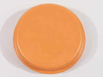 Butterdose Wehrmacht , Farbe orange,  datiert 1944, neuzeitliche REPRODUKTION aus Kunststoff. Sie erhalten 1 ( ein ) Stück