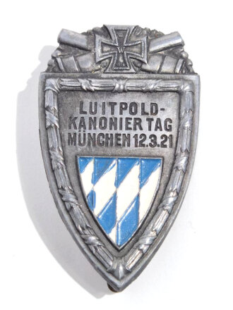 Blechabzeichen " Luitpold Kanonier Tag München 12.3.21"