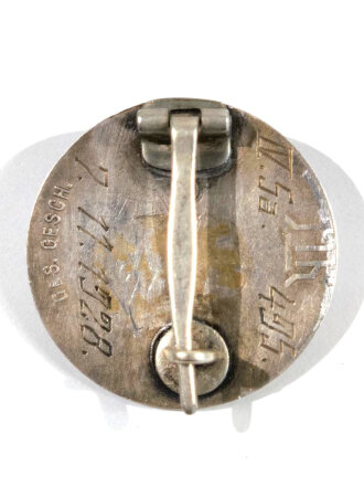 Der Stahlhelm, Bund der Frontsoldaten " Diensteintrittsabzeichen mit Jahreszahl 1928 "