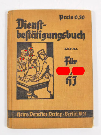 Dienstbestätigungsbuch für SA, SS und HJ, hier eines Angehörigen des NSKK Motorsturm 21 aus Neunkirchen.