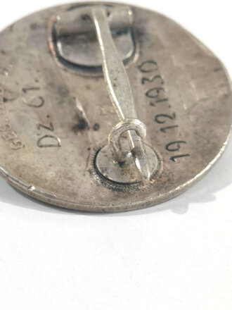 Der Stahlhelm, Bund der Frontsoldaten " Diensteintrittsabzeichen mit Jahreszahl 1930 "