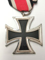 Eisernes Kreuz 2. Klasse 1939, frostige Zarge, Hakenkreuz mit voller Schwärzung