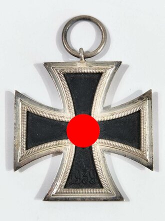 Eisernes Kreuz 2. Klasse 1939 mit Hersteller " 3 " im Bandring für Wilhelm Deumer, Lüdenscheid, Hakenkreuz volle Schwärzung