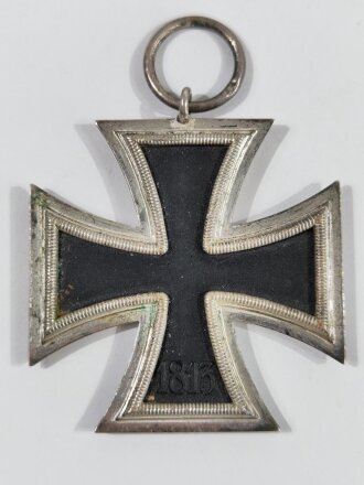 Eisernes Kreuz 2. Klasse 1939 mit Hersteller " 3 " im Bandring für Wilhelm Deumer, Lüdenscheid, Hakenkreuz volle Schwärzung