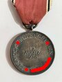 Anschlussmedaille " 13. März 1938 " mit langem Bandabschnitt