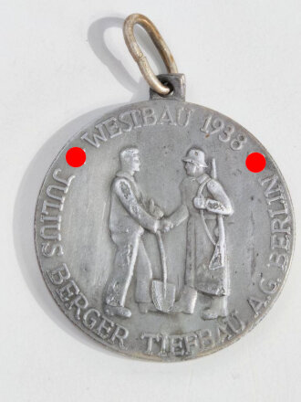 Westwall Medaille"Limes Abschnitt Karlsruhe"...