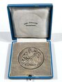 Verdienstmedaille des " Bayerischen Industriellen Verbandes im Etui,  Hersteller " Carl Poellath, Schrobenhausen, Durchmesser Medaille 50mm