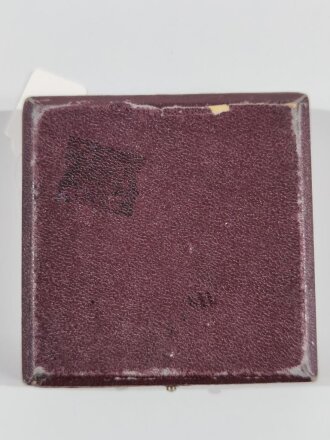 Schweiz, Gebirgsjäger Brigade 10 , nicht Tragbare Medaille " Skiwettkämpfe Geb.J.Br.10- Einzellauf, Rigi- 1934 Rang " im Etui, dieses leicht verzogen und beschädigt, Durchmesser 50mm