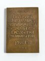 Nicht Tragbare Plakette im Etui " Militärbrust- Schwimmen 100m , Internat. Jubiläumsschwimmfest Mainz, I.MSV.v.1901, 20 August 1911, VII Preis " Größe 51mm x 38mm