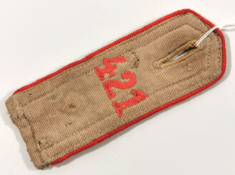 Schulterklappe Allgemeine Hitlerjugend ( HJ )  Bann 421 " Hamburg- Mitte "