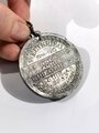 Tragbare Medaille " Weltkrieg 194-1915 Erinnerung an die Kriegshaft Douglas, Isle of man" Durchmesser 45mm