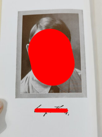 Adolf Hitler " Mein Kampf" Hochzeitsausgabe der Stadt Koblenz von 1942 in gutem Zustand