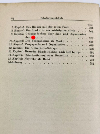 Adolf Hitler " Mein Kampf" blaue Ganzleinenausgabe  von 1942 in gutem Zustand