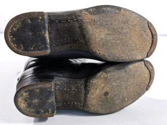 Paar Stiefel für Unteroffiziere der Wehrmacht. Getragenes Paar, Sohlenlänge 29cm