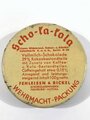 Scho-ka-kola Dose Wehrmacht Packung datiert  1939, ungereinigtes Stück