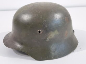 Ungarn, Stahlhelm 2. Weltkrieg M38, Originallack