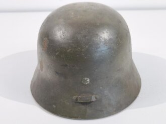 Ungarn, Stahlhelm 2. Weltkrieg M38, Originallack