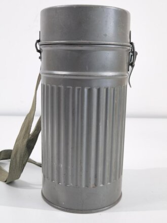 Luftschutz Bereitschaftsbüchse für eine Gasmaske  der Firma " Auer" Originallack