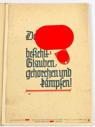 Generalfeldmarschall Walther von Brauchitsch - Eigenhändige Unterschrift auf einer Beförderungsurkunde für einen Major, diese datiert 1940. Guter Zustand, in der eierschalenfarbigen Hülle