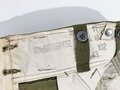 Heer, Stiefelhose in Tropenausführung Modell 1943, getragenes Kammerstück