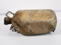 18 Liter Trinkwasser Kanne der Wehrmacht. Originallack, Deckel schliesst, aber Verschluss defekt, ungereinigtes Stück