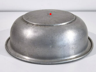 Luftwaffe Waschschüssel aus Aluminium datiert 1940, ungereinigtes Stück