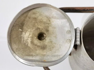 Luftwaffe Wasserkanne aus Aluminium datiert 1939, ungereinigtes Stück