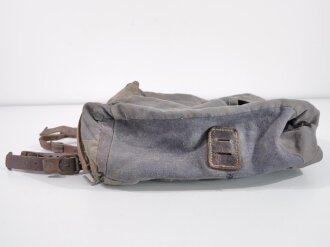 Rucksack Luftwaffe, stark getragenes, ungereinigtes Stück, datiert 1936