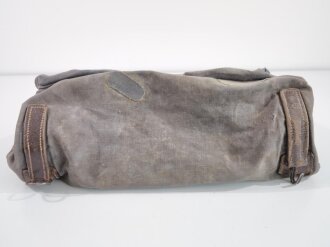 Rucksack Luftwaffe, stark getragenes, ungereinigtes Stück, datiert 1935, die Trageriemen fehlen