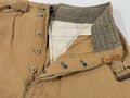 Kurze Tropenhose Luftwaffe. Getragenes Stück in gutem Gesamtzustand, eigenmächtig gekürzte, ehemals lange Hose