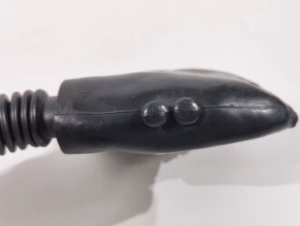 Luftwaffe, Sauerstoffmaske für fliegendes Personal, Gummi an, aber nicht ausgetrocknet