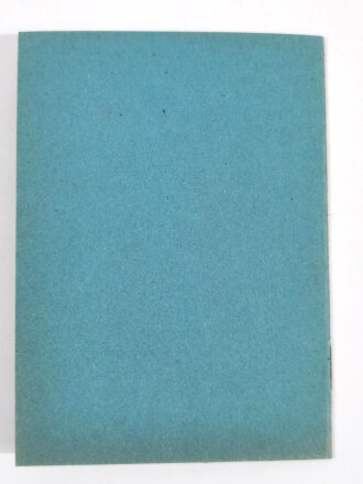"Merkblatt für Erste Hilfe in Flugzeugen und Lw.Einheiten ohne Arzt in warmen Ländern", Ausgabe Juni 1942 mit 4 Seiten