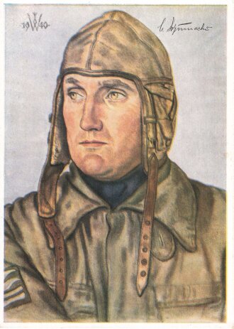 Ansichtskarte Unsere Luftwaffe " W. Willrich: Oberstleutnant Schumacher"