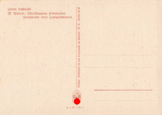 Ansichtskarte Unsere Luftwaffe " W. Willrich: Oberstleutnant Schumacher"