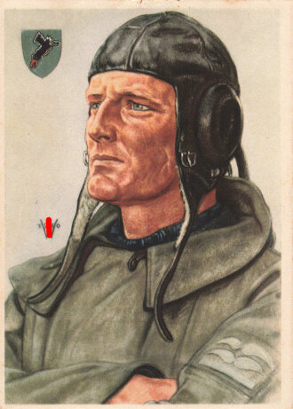 Ansichtskarte Luftwaffe " W. Willrich - Stukaflieger"