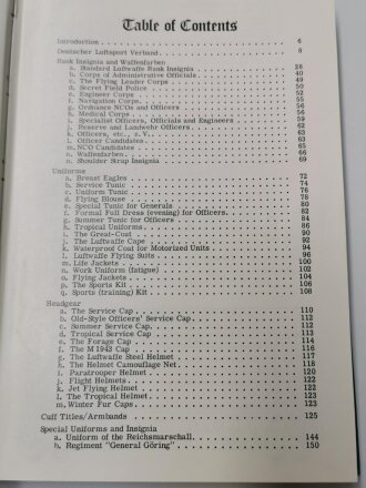 "Air Organizations of the Third Reich - The Luftwaffe" 320 Seiten, englisch, über DIN A5, gebraucht