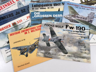 15 Ausgaben "Waffen Arsenal" zum Thema Flugzeug, alle leicht gebraucht