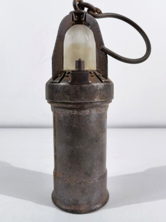 Luftwaffe Hinderniskennzeichnung , Panzerhandlampe Fl 56211.  Gereinigtes Stück, KEIN VERSAND NACH ÜBERSEE