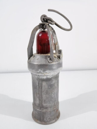 Luftwaffe Hinderniskennzeichnung , Panzerhandlampe Fl 56211.  Ungereinigtes Stück, KEIN VERSAND NACH ÜBERSEE