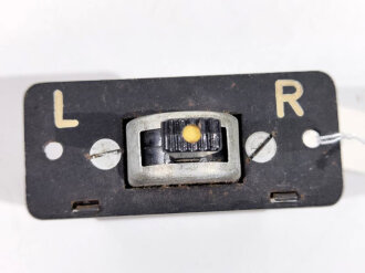 Luftwaffe Rahmendrehschalter für Peil G6 Anlage, Ln 28666, Funktion nicht geprüft