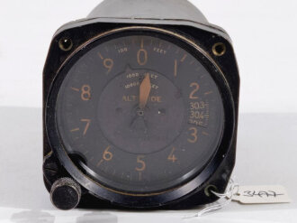 U.S. WWII Army Air Force Altimeter Sensitive, Type C-12....