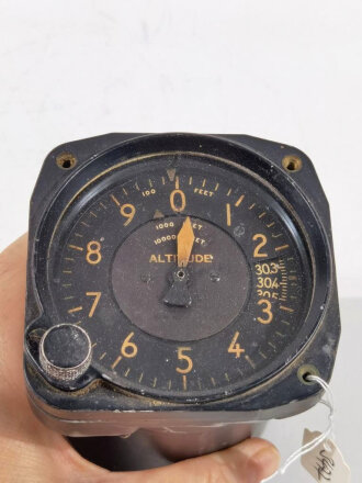U.S. WWII Army Air Force Altimeter Sensitive, Type C-12....