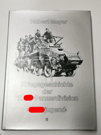 "Kriegsgeschichten der 12. SS-Panzerdiviion Hitlerjugend Teil 2", 210 Seiten, über DIN A4, gebraucht, deutsch/englisch
