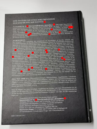 "Im Gleichen Schritt und Tritt - Dokumentation der 16. SS-Panzergrenadierdivision Reichsführer-SS mit Mappe mit 31 Beilagen komplett", ca.800 Seiten, gebraucht