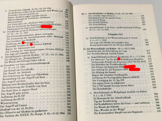 "Division Das Reich der Weg der 2. SS-Panzer-Division 1941-1943 Teil III", 548 Seiten, ca DIN A5, gebraucht