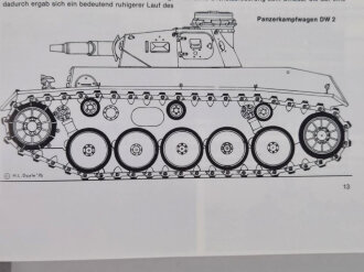 "Der Panzer-Kampfwagen TIGER und seine Abarten", Band 7 Reihe Militärfahrzeuge, 219 Seiten, gebraucht