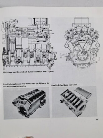 "Der Panzer-Kampfwagen TIGER und seine Abarten", Band 7 Reihe Militärfahrzeuge, 219 Seiten, gebraucht