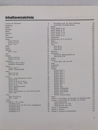 "Die deutschen Pistolen und Revolver 1871-1945", 205 Seiten, gebraucht