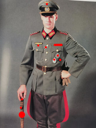 "German Army Uniforms of World War II in Colour Photographs", 127 Seiten, gebraucht, über DIN A4, englisch